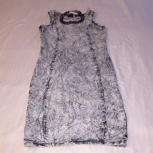 Cute Acid Wash Dress, Denim Washed Perfect👌🏽
